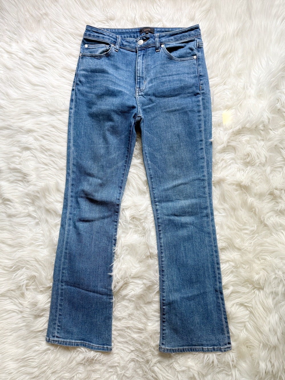 Quince Bella Kick Flare Stretch Jeans Size 28